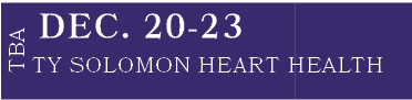 TY SOLOMON HEART HEALTH,DEC. 20 23,TB
