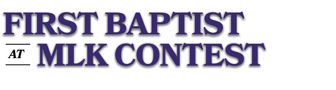 AT,mlk contest,first baptis