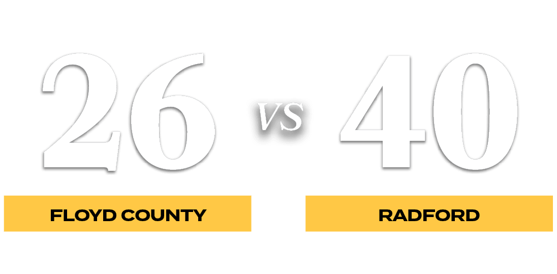 40,26,VS,radford,Floyd Count