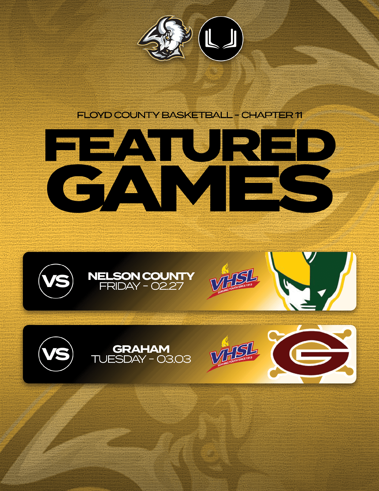 A poster advertising a basketball game between the Grambs and the Gators. AI generated content