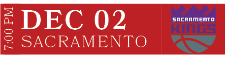 Sacramento,Dec 02,7:00 P