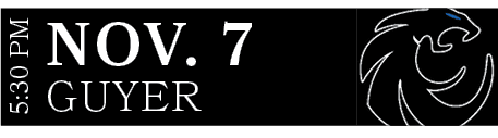 GUYER,NOV. 7,5:30 P