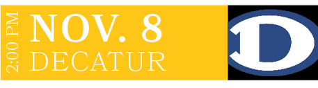 DECATUR,NOV. 8,2:00 P