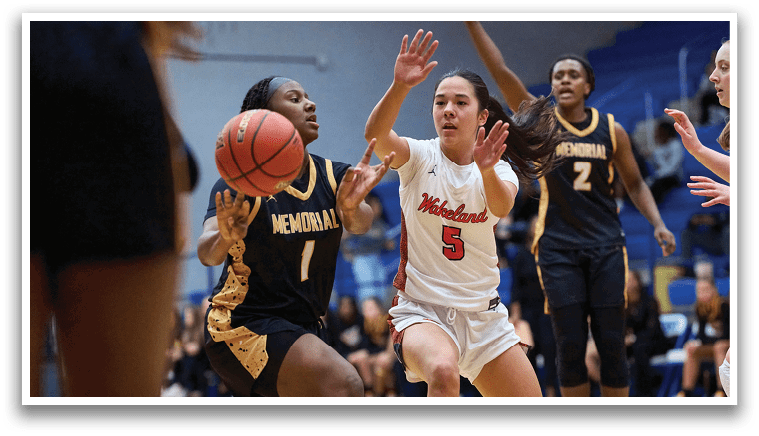 Wakeland vs Memorial Girls Basketball Playoffs
