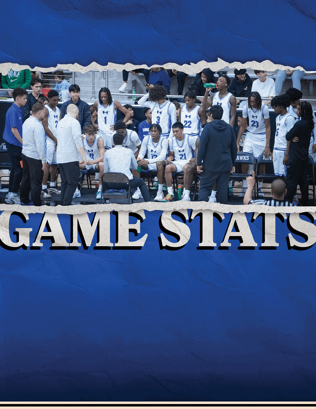 A group of people are sitting on a bench, with some of them wearing blue and white uniforms. AI generated content