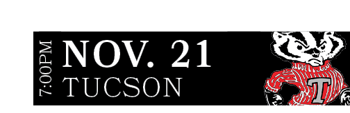 TUCSON,NOV. 21,7:00PM