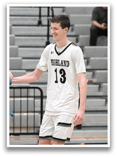 Two men shake hands in front of a crowd. One man is wearing a white jersey with the number 13 on it. AI generated content