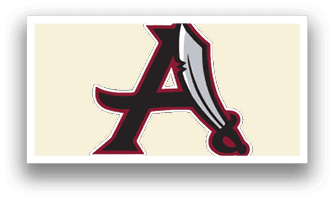 A logo for a team with a sword on it. AI generated content