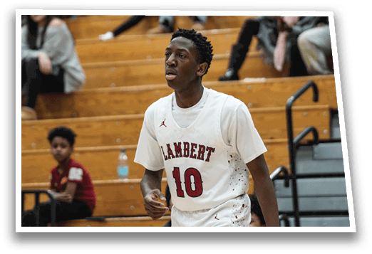 A basketball player wearing a white jersey with the number 10 on it stands on the court. AI generated content