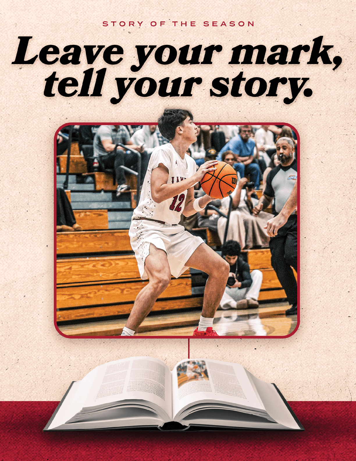 A basketball player with a basketball in his hand. AI generated content
