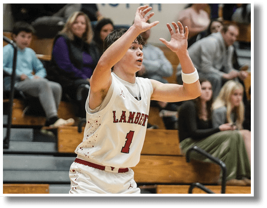 A basketball player wearing a white uniform with the number 1 on it is playing in a game. AI generated content