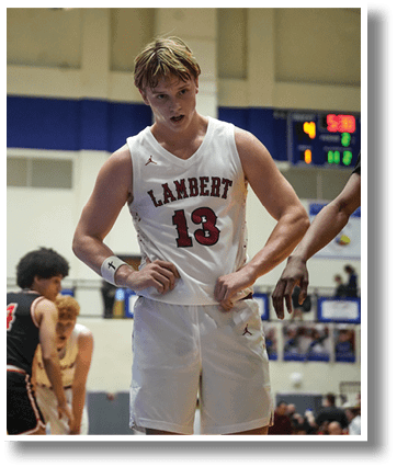 A basketball player wearing a white jersey with the number 13 on it. AI generated content