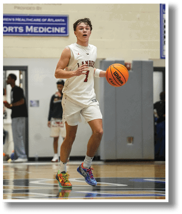A basketball player wearing a white jersey and white shorts is holding a basketball. AI generated content