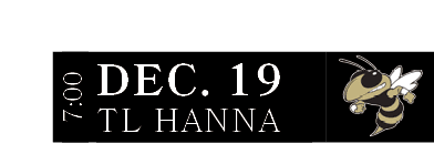 TL HANNA,DEC. 19,7:00