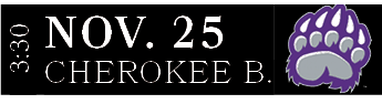CHEROKEE B.,NOV. 25,3:30