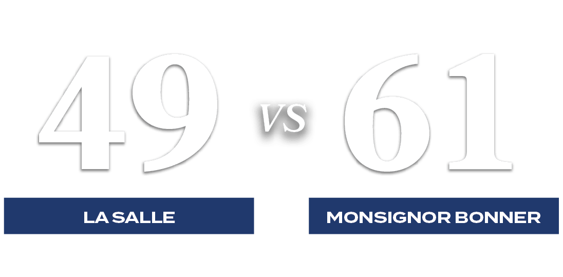 61,49,VS,monsignor bonner,la sall