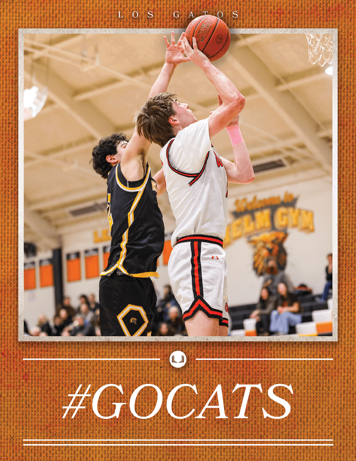 Two men playing basketball, one with a basketball in his hands. AI generated content