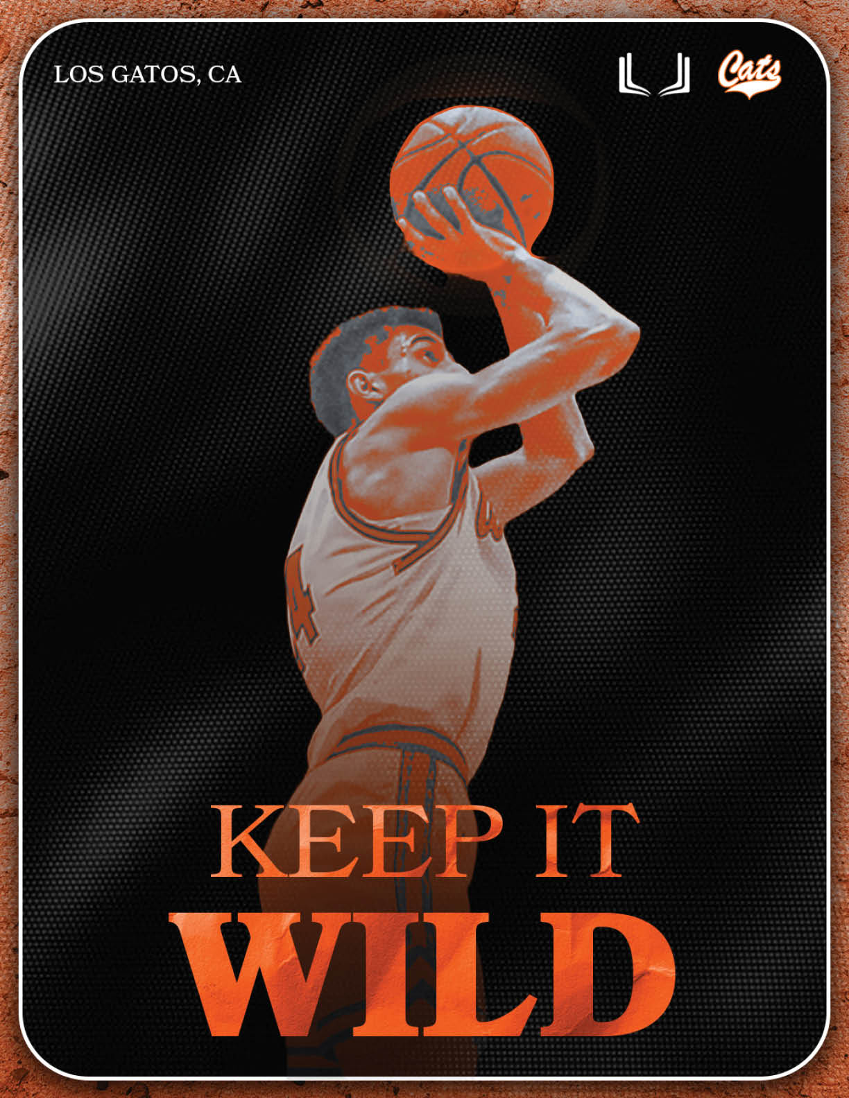 A man is jumping to catch a basketball. AI generated content