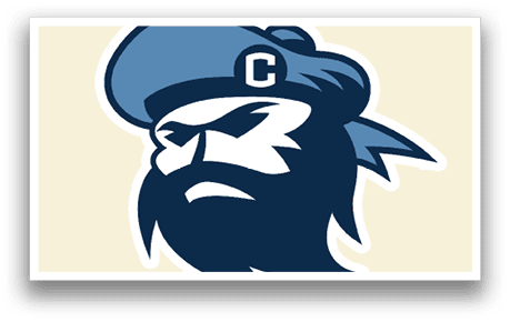 A blue and white logo of a man with a beard and mustache. AI generated content