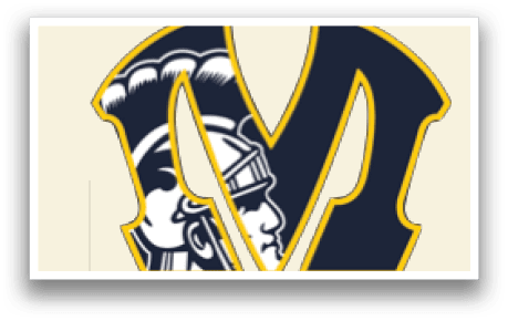 A logo with a warrior head and a shield. AI generated content