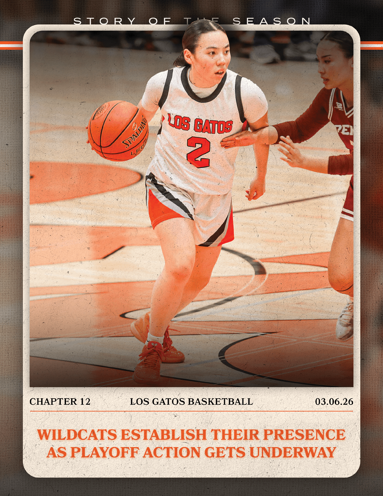 A female basketball player wearing a white jersey with the number 2 on it. AI generated content