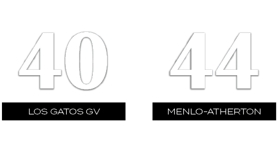 44,40,Menlo Atherton,LOS GATOS gV