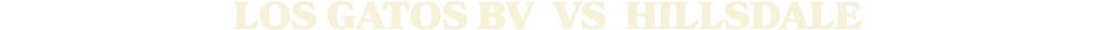 LOS GATOS BV vs Hillsdale