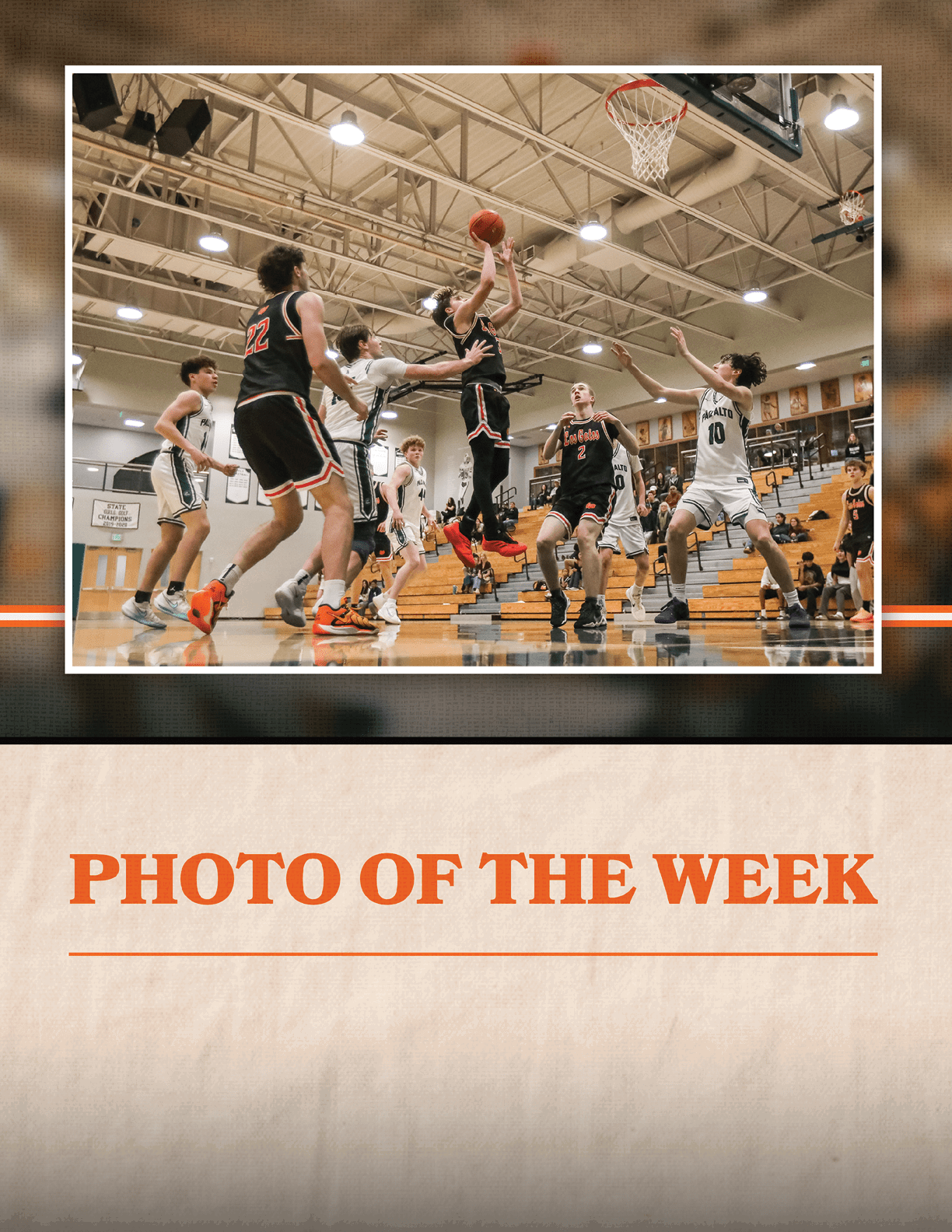 A group of men playing basketball on a court. AI generated content
