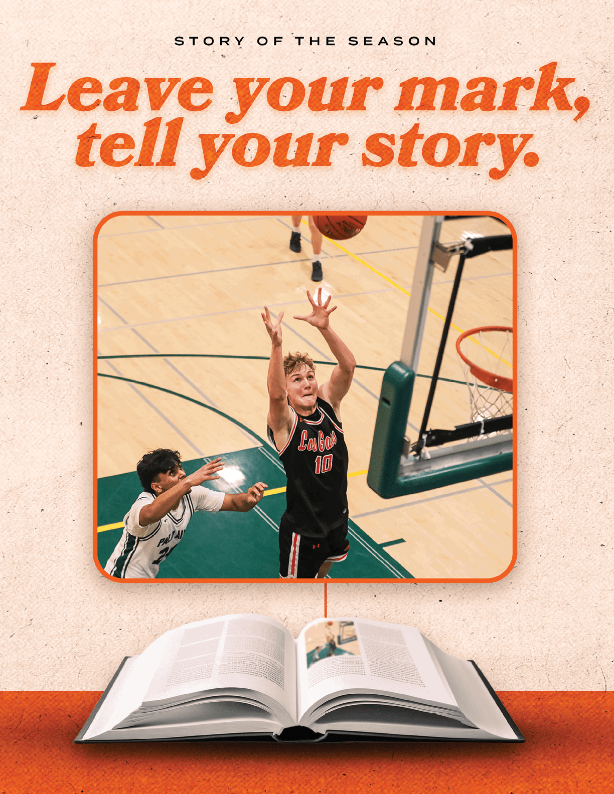 A basketball player is jumping up to catch a ball. AI generated content