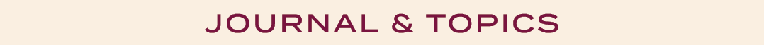 JOURNAL & TOPICS