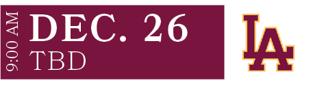 TBD,DEC. 26,9:00 A
