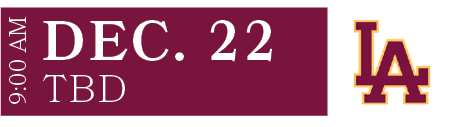 TBD,DEC. 22,9:00 A