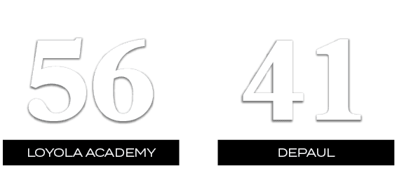41,56,DEPAUL,LOYOLA ACADEMY