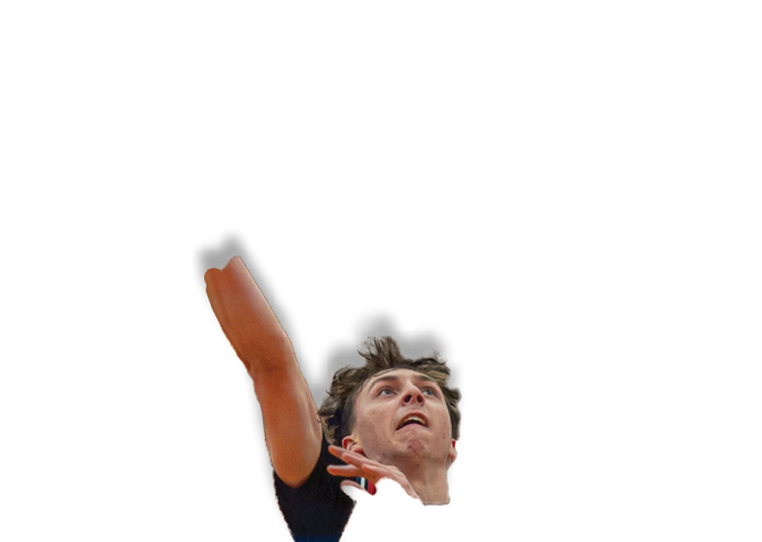 A person is holding up their arm in the air. AI generated content