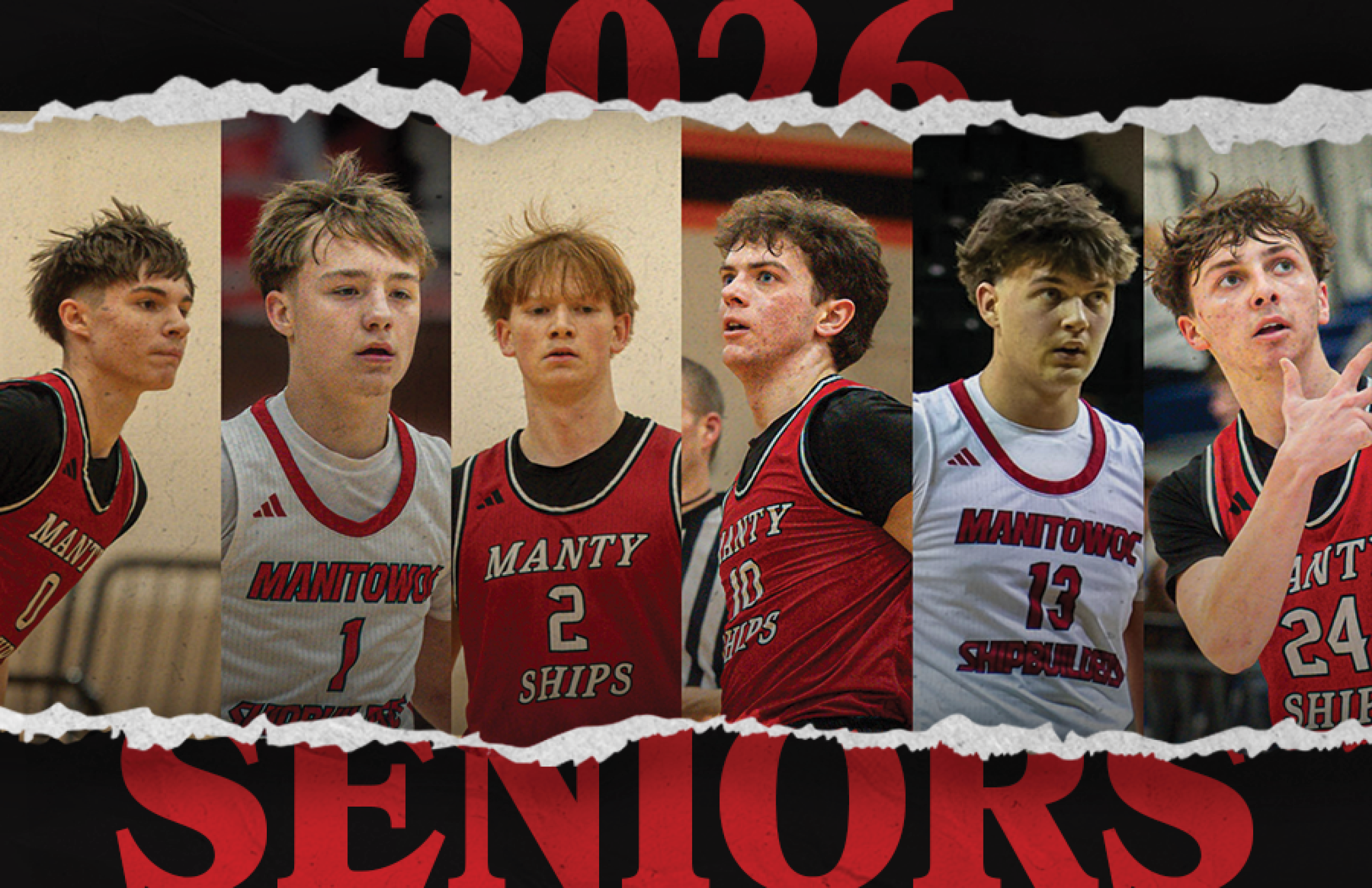 A group of young men wearing red and white uniforms. AI generated content