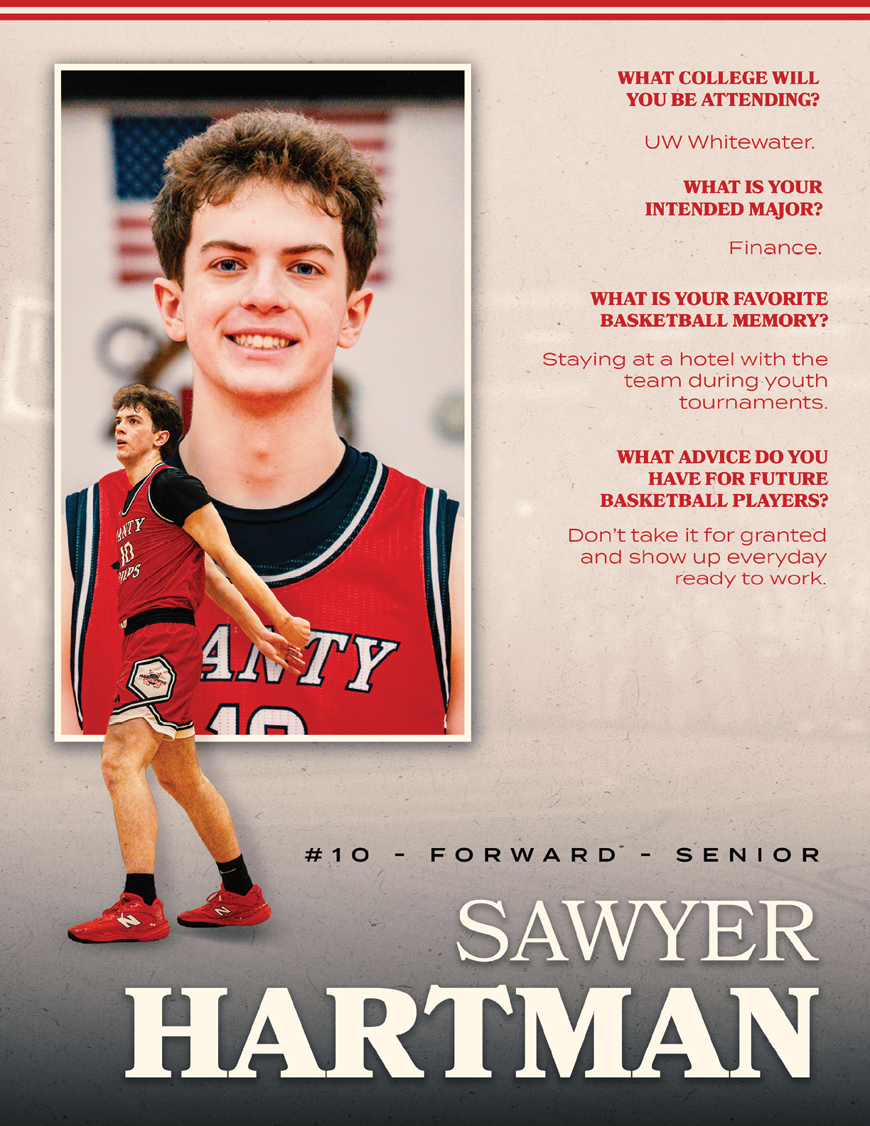 A man wearing a basketball uniform and holding a basketball. AI generated content