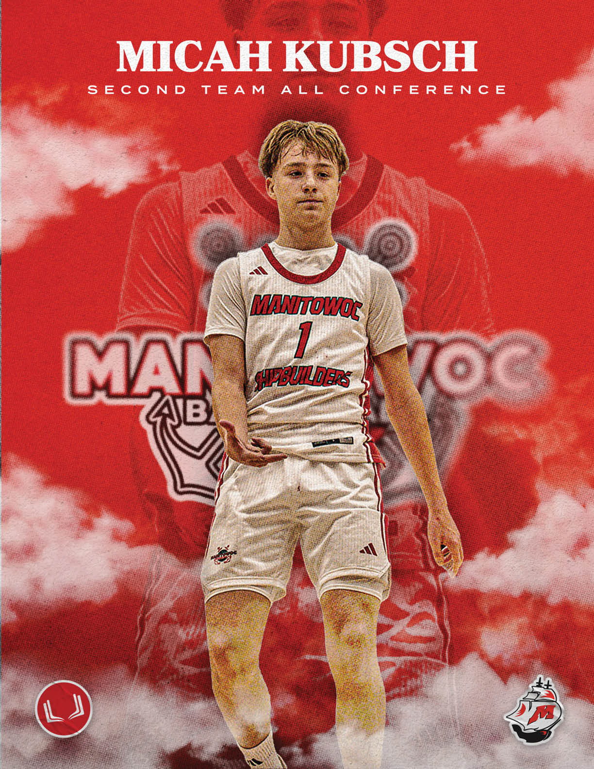 A basketball player in a white jersey with the number 1 on it. AI generated content