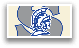 A blue and white logo of a spike design. AI generated content