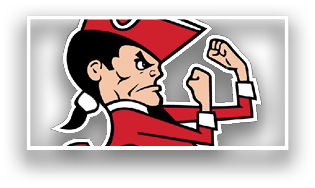 A cartoon figure of a man with a red shirt and black hat, flexing his muscles. AI generated content