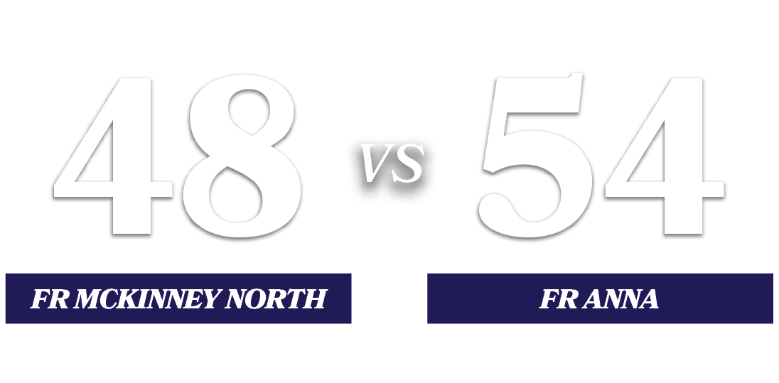 54,48,VS,FR anna,FR McKinney Nort