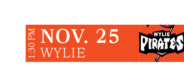 WYLIE,NOV. 25,1:30 P
