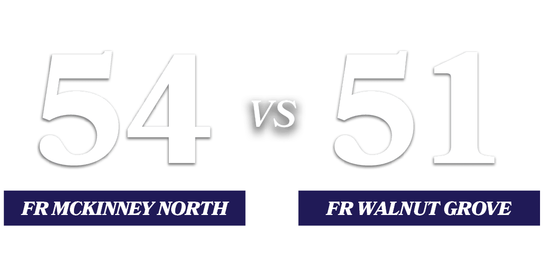 51,54,VS,FR Walnut Grove,FR McKinney Nort