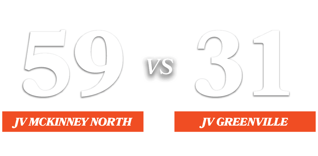 31,59,VS,JV GREENVILLE,JV McKinney Nort