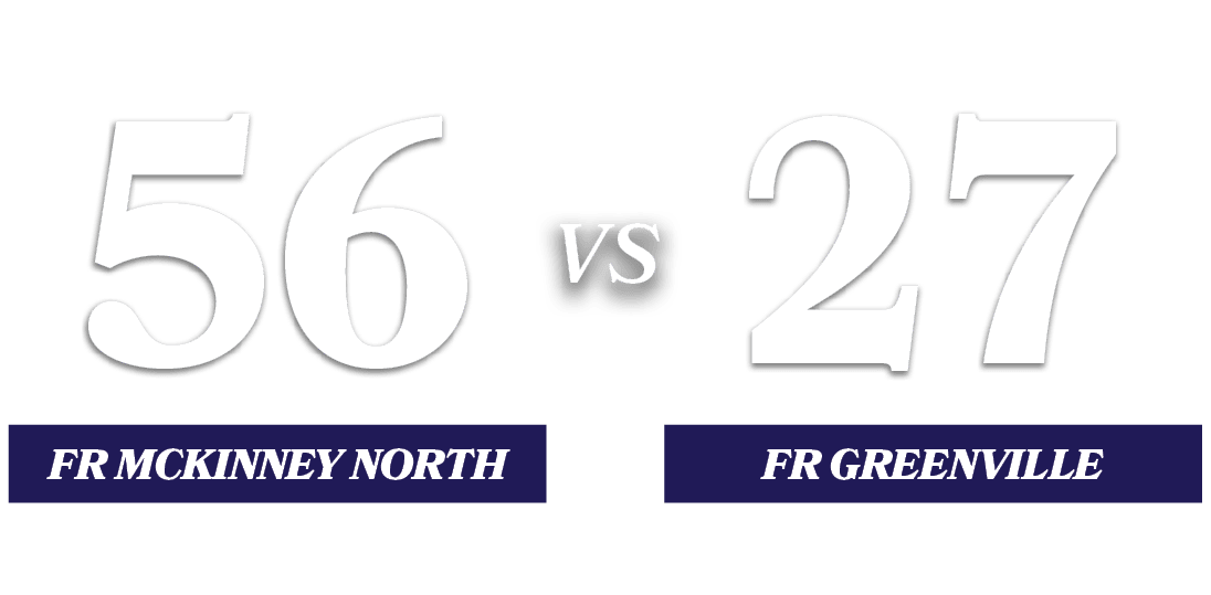 27,56,VS,FR GREENVILLE,FR McKinney Nort