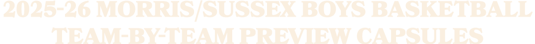 2025 26 Morris/Sussex boys basketball team by team preview capsules