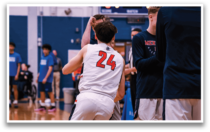 A basketball player wearing a white jersey with the number 24 is running on the court. AI generated content