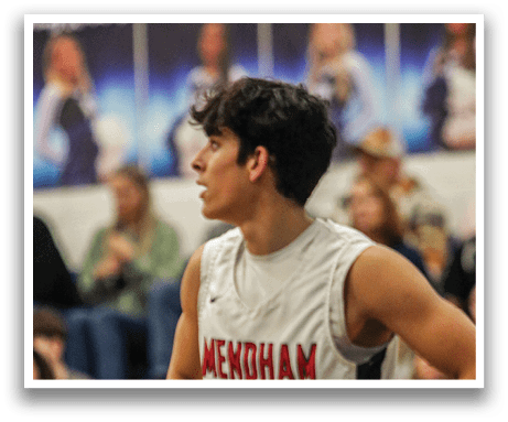 A basketball player wearing a white jersey with the number 21 on it. AI generated content
