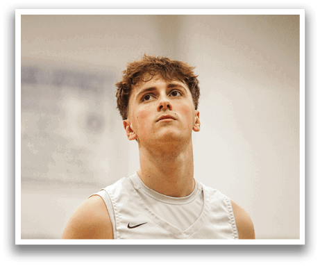 A young man wearing a basketball jersey with the number 32 on it. AI generated content