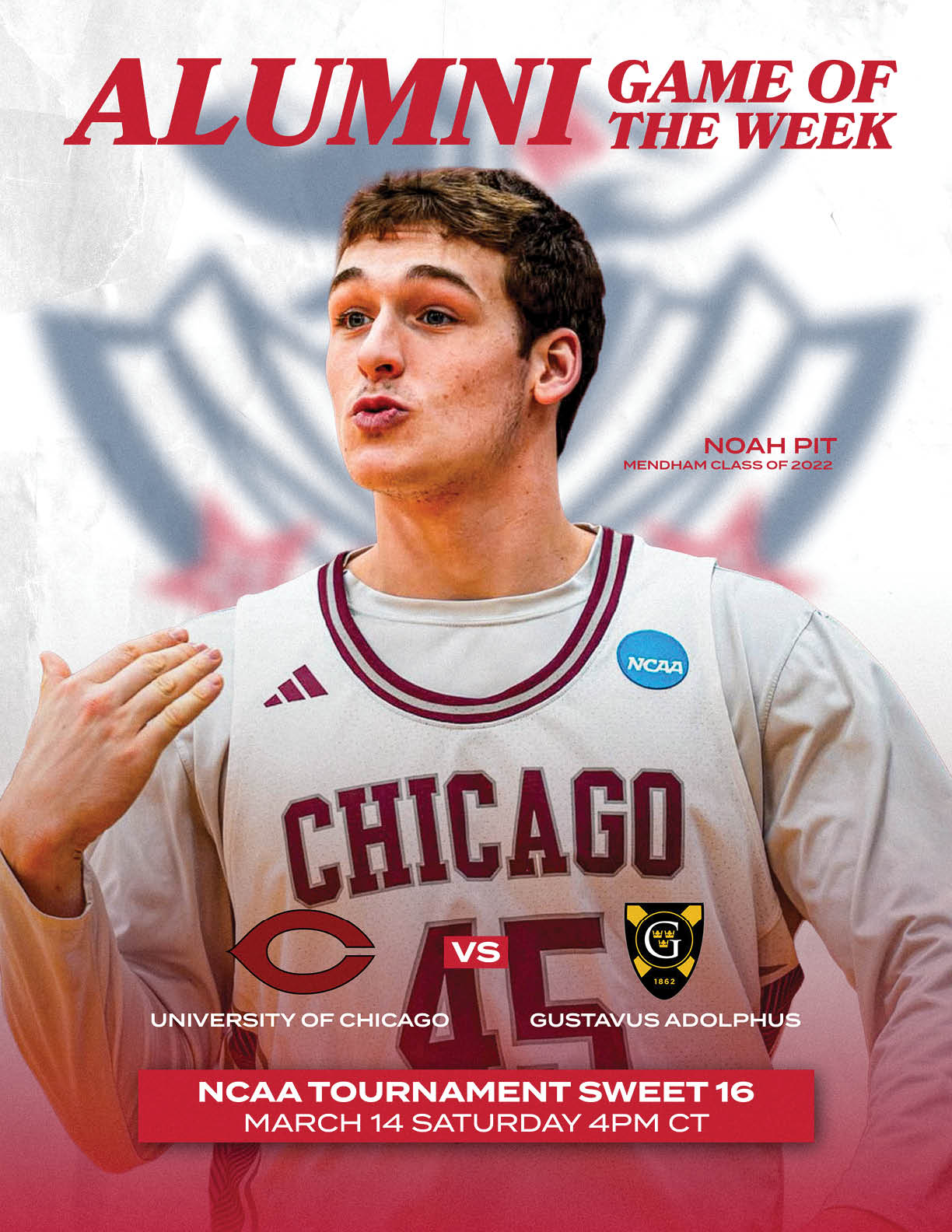 A man wearing a white shirt with the word Chicago on it. AI generated content