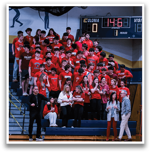 A group of people are sitting on a bench in a gym. AI generated content